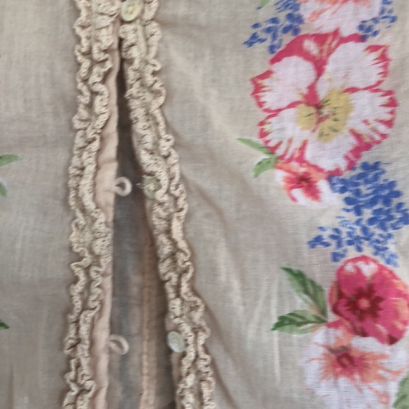 Free People Gardenia Top Sz S - Picture 3 of 5